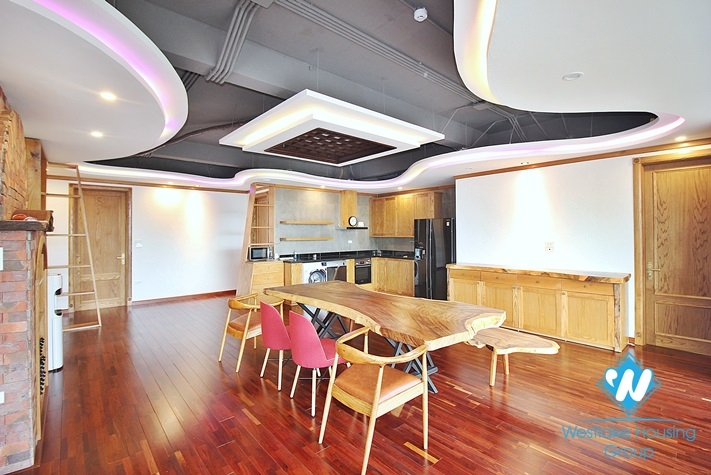 Spacious 4 bedrooms apartment for rent in To Ngoc Van st, Tay Ho