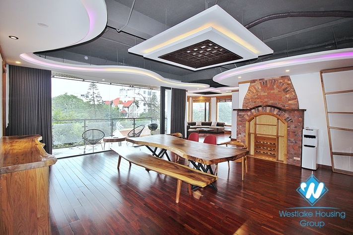 Spacious 4 bedrooms apartment for rent in To Ngoc Van st, Tay Ho
