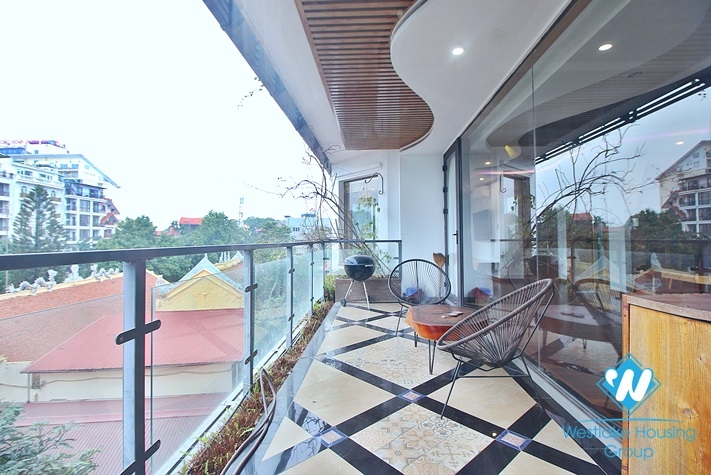 Spacious 4 bedrooms apartment for rent in To Ngoc Van st, Tay Ho