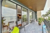 Lake view and Indochina style 3 beds apartment for rent in Dang Thai Mai st, Tay Ho
