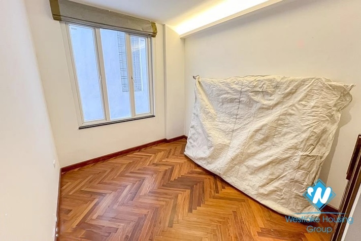 Lake view and Indochina style 3 beds apartment for rent in Dang Thai Mai st, Tay Ho