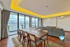 Lake view and Indochina style 3 beds apartment for rent in Dang Thai Mai st, Tay Ho
