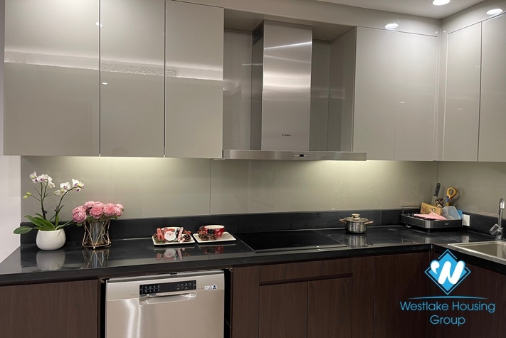 Good quality apartment for rent in S2 Tower - Sun Grand Thuy Khue st, Tay Ho District 