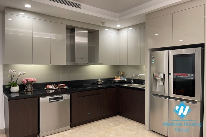 Good quality apartment for rent in S2 Tower - Sun Grand Thuy Khue st, Tay Ho District 