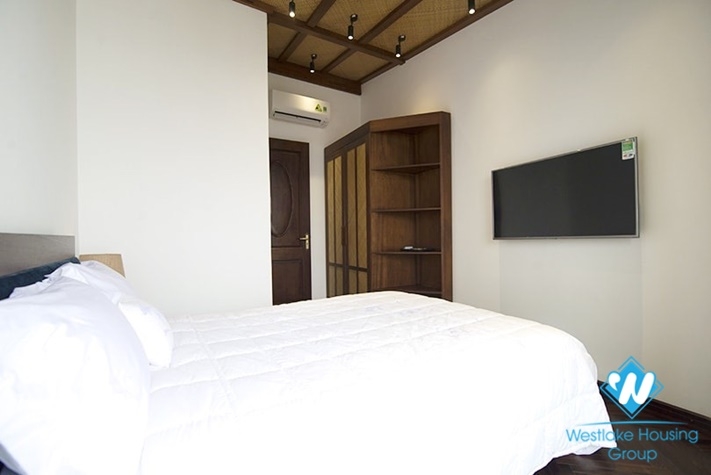 The top floor with breaking  view  apartment in Yen Phu village for lease.