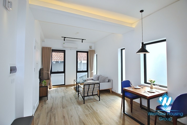 Bright and clean 1 bedroom apartment for rent in Tay Ho, Hanoi