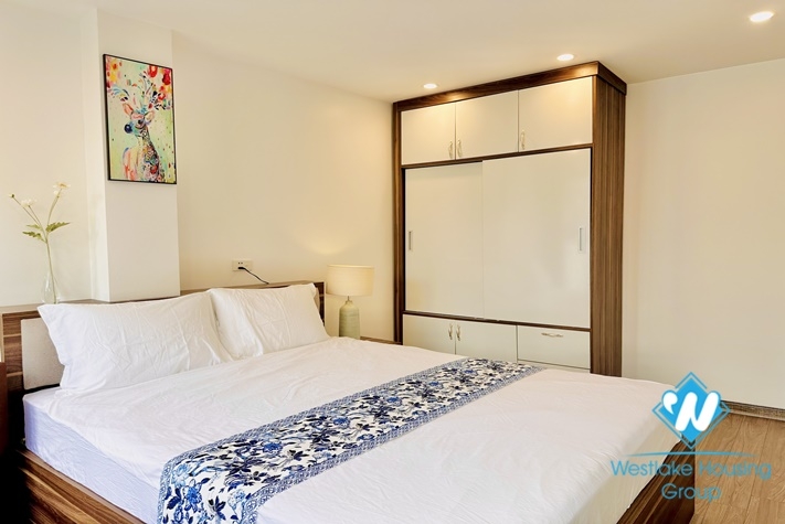 Nice and bright 1 bedroom apartment for rent in Trinh Cong Son st Tay Ho
