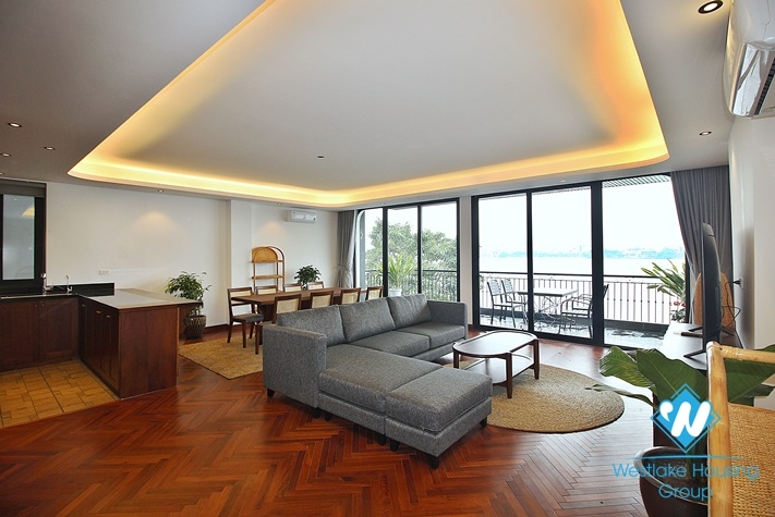 A brand new 3 bedroom apartment with lake view in Tay ho