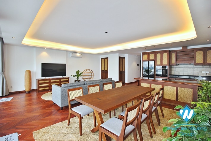 A brand new 3 bedroom apartment with lake view in Tay ho