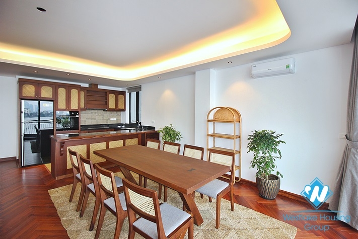 A brand new 3 bedroom apartment with lake view in Tay ho