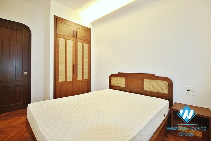 Duplex 4 bedrooms with lake view apartment for rent in Dang Thai Mai st, Tay Ho