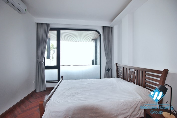 Duplex 4 bedrooms with lake view apartment for rent in Dang Thai Mai st, Tay Ho