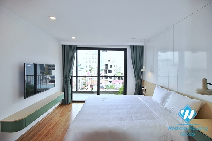 A pretty and brand new 1 bedroom apartment for rent in Tay Ho area
