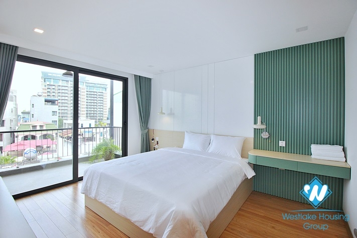A pretty and brand new 1 bedroom apartment for rent in Tay Ho area