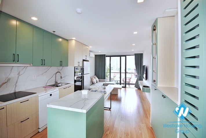 A pretty and brand new 1 bedroom apartment for rent in Tay Ho area