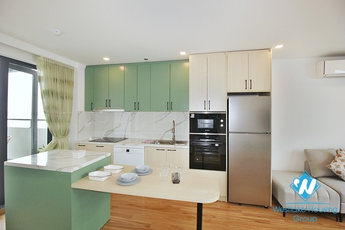 A pretty and brand new 1 bedroom apartment for rent in Tay Ho area