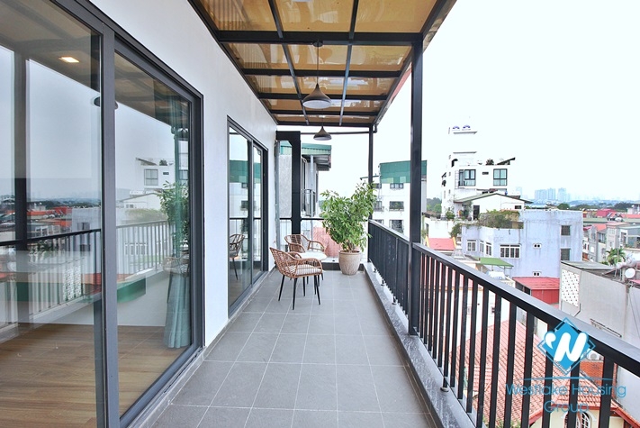 A pretty and brand new 1 bedroom apartment for rent in Tay Ho area