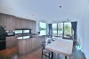 Lake view apartment with 2 bedrooms on the 2nd floor for rent in Tu Hoa st, Tay Ho