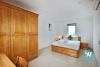 Top floor and lake view one bedroom apartment for rent in Yen Phu st, Tay Ho
