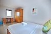Top floor and lake view one bedroom apartment for rent in Yen Phu st, Tay Ho