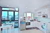 Top floor and lake view one bedroom apartment for rent in Yen Phu st, Tay Ho
