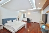 Lake view 3 bedroom apartment for rent in Yen Phu st, Tay Ho district.