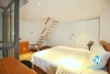An elegant duplex 1 bedroom apartment  for rent on Xuan Dieu street