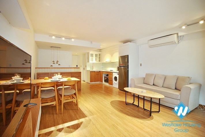 An elegant duplex 1 bedroom apartment  for rent on Xuan Dieu street