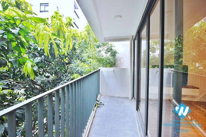 An elegant duplex 1 bedroom apartment  for rent on Xuan Dieu street