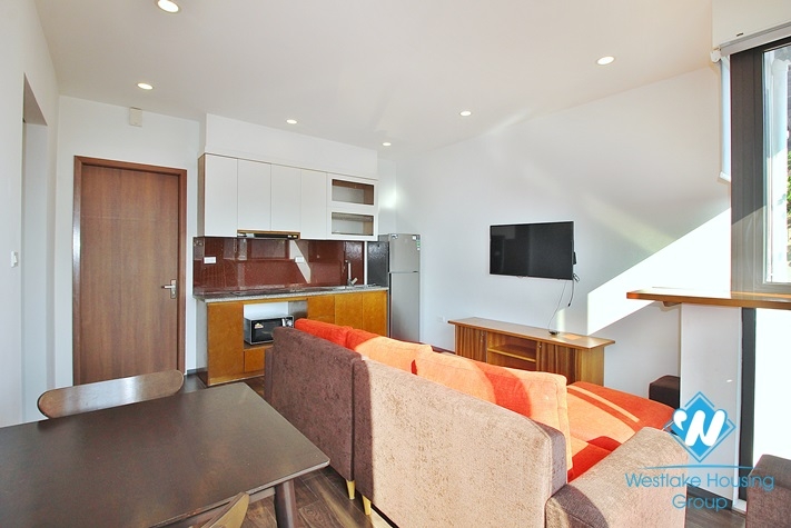 One bedroom apartment with huge balcony for lease in Tu Hoa, Tay Ho