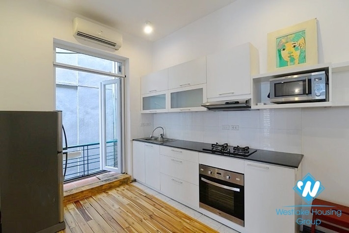 Bright duplex 2 bedrooms apartment for rent in Dang Thai Mai st, Tay Ho