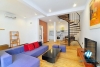 Bright duplex 2 bedrooms apartment for rent in Dang Thai Mai st, Tay Ho