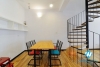 Bright duplex 2 bedrooms apartment for rent in Dang Thai Mai st, Tay Ho