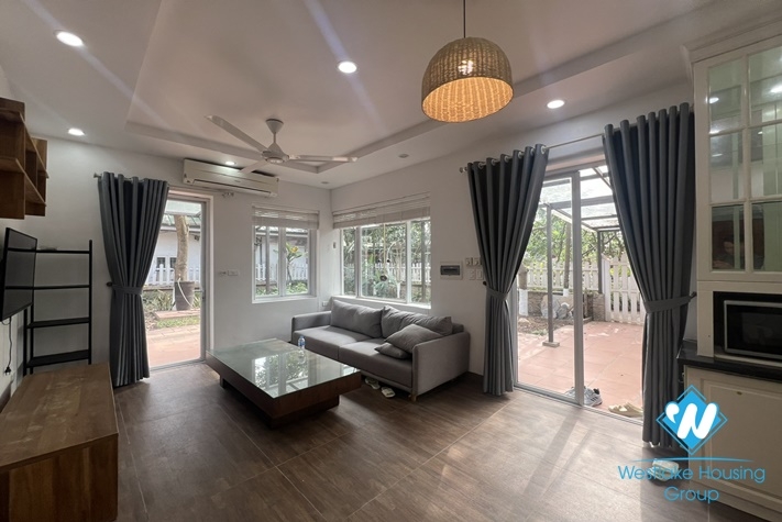 Nice house with garden for rent in An Duong st, Tay Ho District 