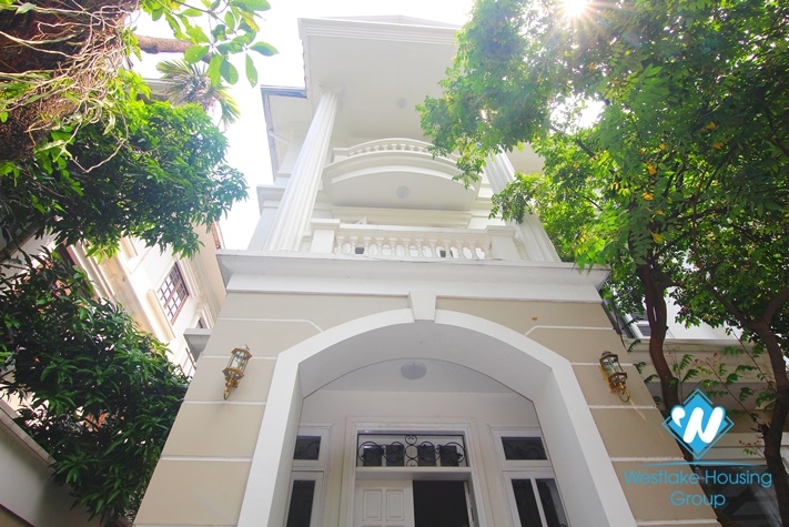 Wonderful house with nice swimming pool for rent in C block, Ciputra, Hanoi