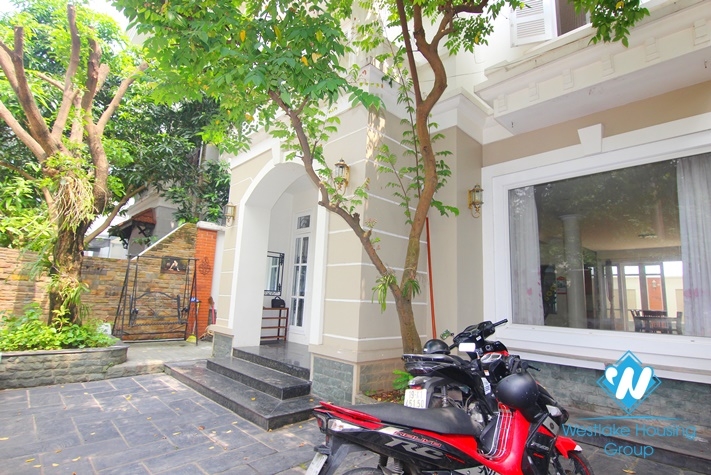 Wonderful house with nice swimming pool for rent in C block, Ciputra, Hanoi