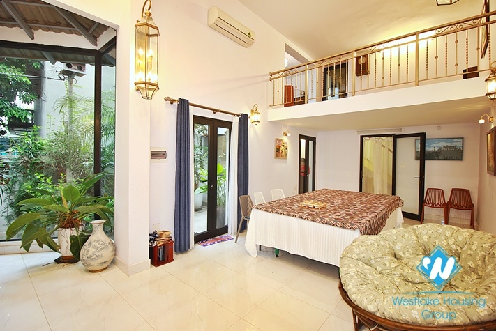 A nice design house with good location for rent in Tay Ho District 