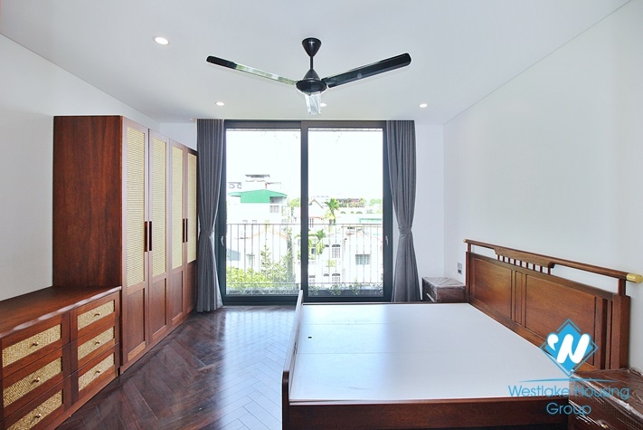 High quality, duplex 4-bedroom apartment for rent in Dang Dai Mai area, Tay Ho, Hanoi