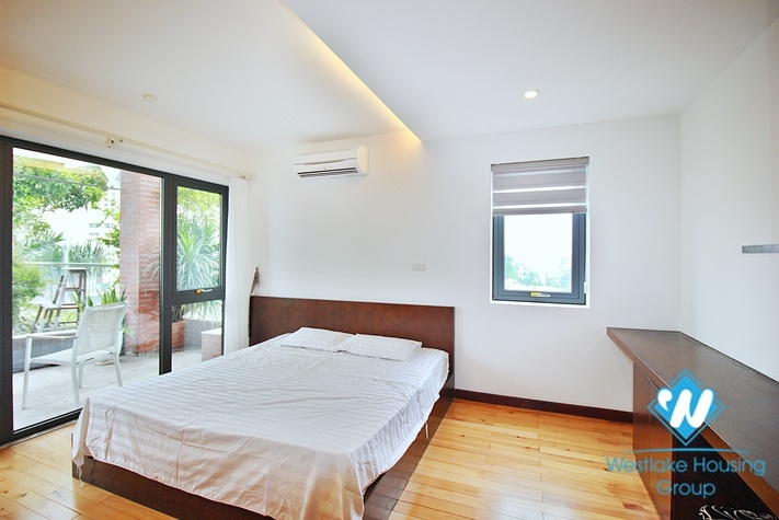A spacious 2 beds apartment with huge balcony for rent in Au Co st, Tay Ho