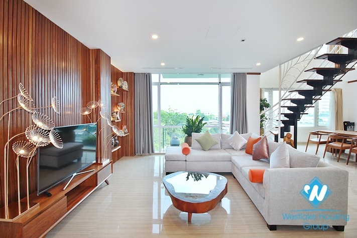 Penhouse 3 bedrooms apartment for rent in To Ngoc Van st, Tay Ho