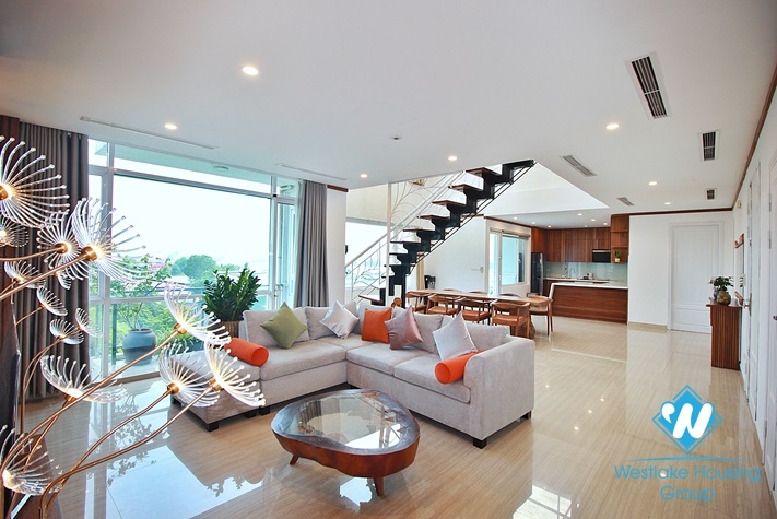 Penhouse 3 bedrooms apartment for rent in To Ngoc Van st, Tay Ho