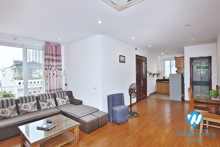 Bright and clean apartment for rent in Dang Thai Mai, Tay Ho district, Ha Noi