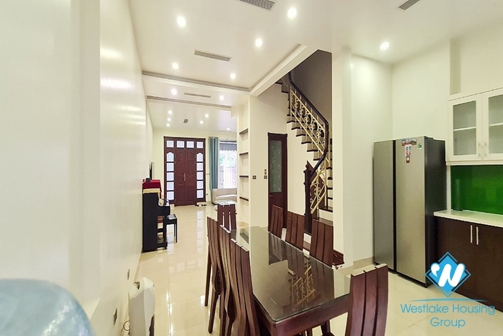 Newly furnished three-storey four-bedroom semi-detached villa for rent