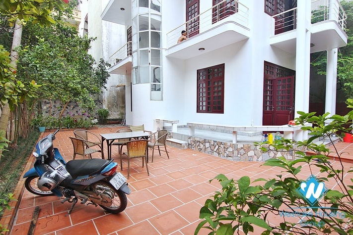 Garden house for rent in To Ngoc Van St, Tay Ho, Ha Noi