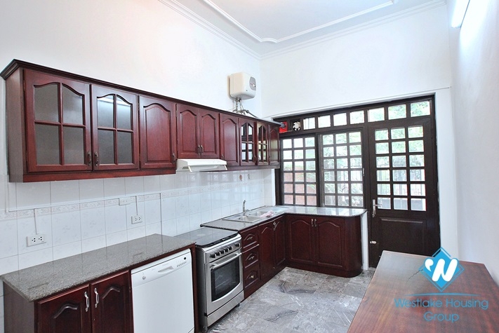 Garden house for rent in To Ngoc Van St, Tay Ho, Ha Noi