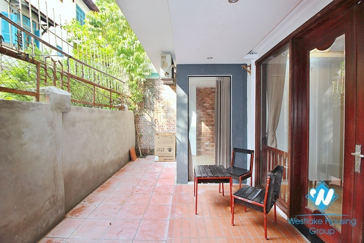 Apartment with small garden in Dang Thai Mai, Tay Ho
