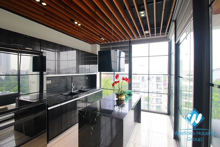 A beautiful three floor apartment for rent in Dang Thai Mai st, Tay Ho District 