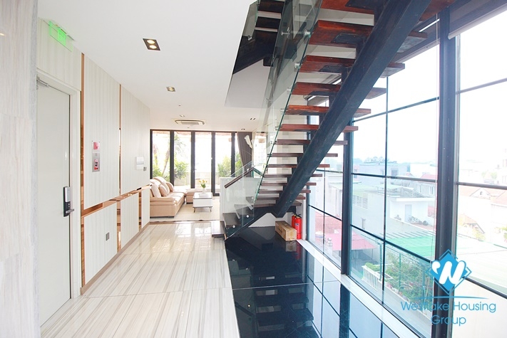 A beautiful three floor apartment for rent in Dang Thai Mai st, Tay Ho District 