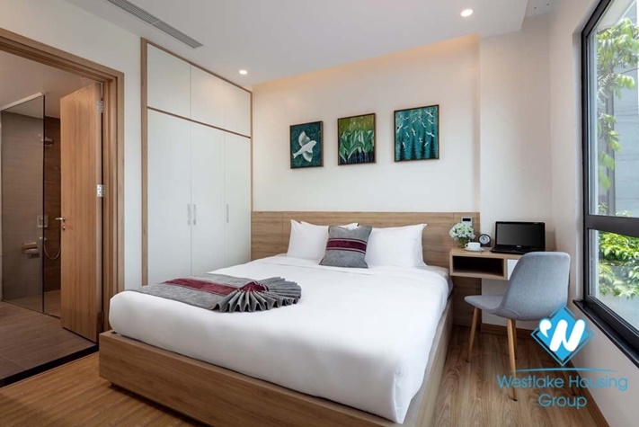 A beautiful 1 bedroom apartment for rent in Dich Vong Hau st, Cau Giay.