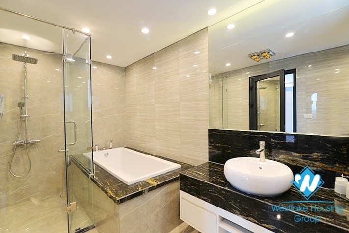 Luxury 3 bedroom duplex for rent on Nghi Tam st, Tay Ho district.